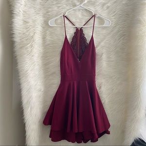 🆕 Windsor Maroon Fit And Flare Dress
